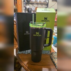 Stanley Black and Green Tumbler